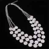 collier argenté