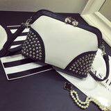 Sac à main femme Blanc noir