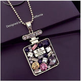 La Bouteille , Collier En vente Christal .