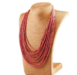 Résina, Collier Femmes  En Verre Perlé Très Chic.