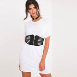 Cincher 2018,  Ceinture Corset En Cuir Élastique.