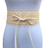 Badinka 2018, Large  Ceinture Corset En Dentelle.
