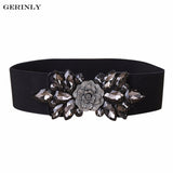 Floral Rhinestone 2018 ,  Ceinture De Luxe En Strass Floral.
