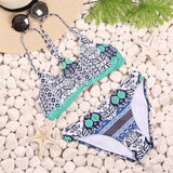 BISEAFAIRY,Maillot De Bain Push Up Imprimé.
