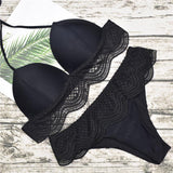 Hot White Lace: Maillot De Bain Push Up.