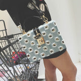 DISTRESSED DENIM,  Sac  à Main Haute Qualité Et Désigne Ultra Chic.