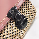 LE PATCHWORK 2018 , Nouveau Sac à Main Rétro En Paille.