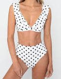 HolaSukey 2018, Nouveau Maillot De Bain Rétro Volants .